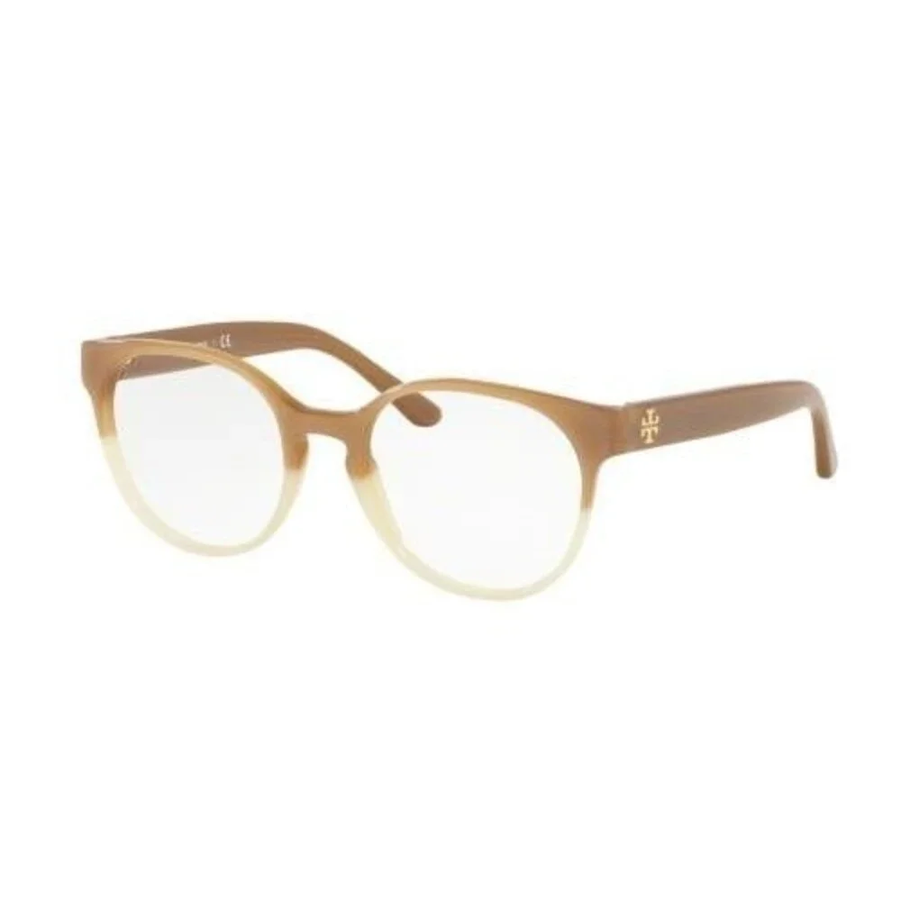 Tory Burch TY2069 Womens Plastic Eyeglass Frame 1238 Khaki Praline 49-19